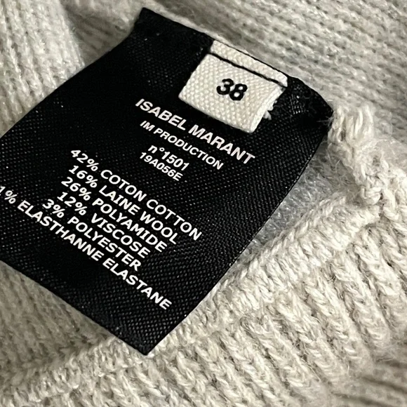 Isabel Marant Etoilè Kedy Intarsia Knit Sweater/Jumper EU 38=M - Picture 12 of 16